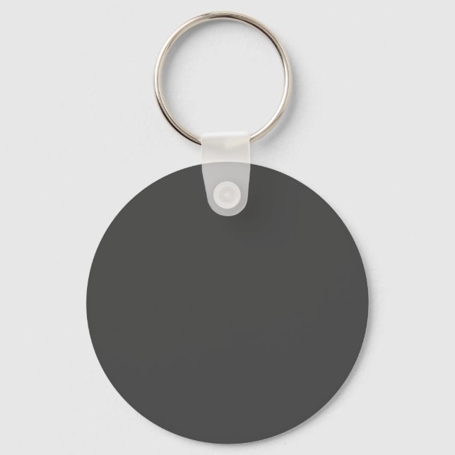 Mörk Grått #434343, Friar Grått Nyckelring (Framsida)