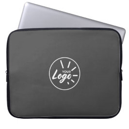 Mörk Grått Anpassningsbar Branded Laptop sleeve