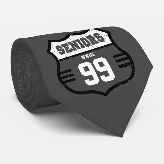 Mörk Grått Distress Seniors Road Sign Slips (Rullad)