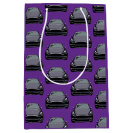 Mörk Grått Electric Fordon SUV Lila Car