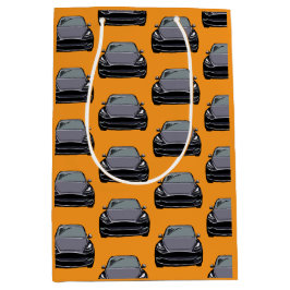 Mörk Grått Electric Fordon SUV Orange Car