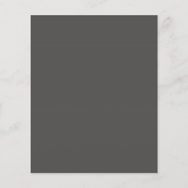 Mörk Grått Flyer (Baksidan)
