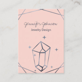 Mörk Grått Foil Visitkort