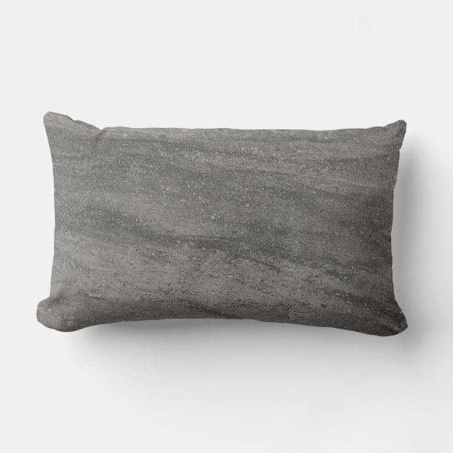Mörk Grått Granite Pillow Lumbarkudde (Framsida)