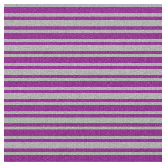 Mörk Grått & Lila Färgad stripe/lind Mönster Tyg (Närbild)