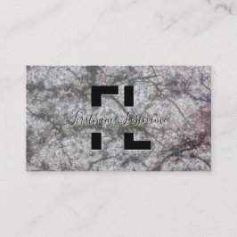 Mörk grått marble flockmarble marble structure mon visitkort