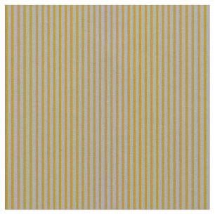 Mörk Grått & Mörk Goldenrod Färgad Rand Tyg