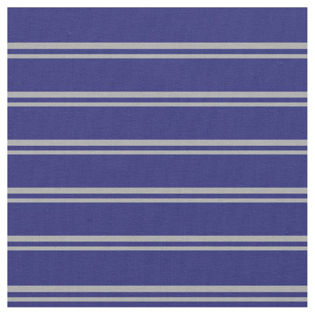 Mörk Grått och Midnight Blue Mönster Tyg (Närbild)