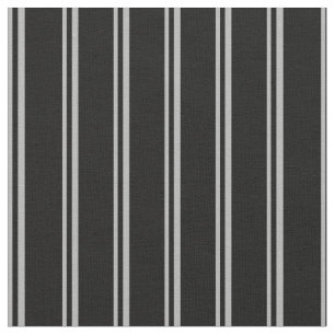 Mörk Grått och Svartvit/stripe Mönster Tyg