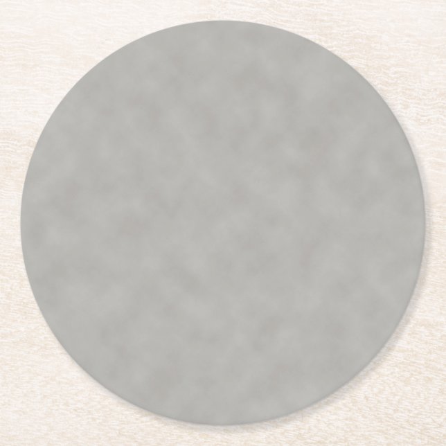 Mörk Grått Parchment Struktur Background Underlägg Papper Rund (Framsidan)