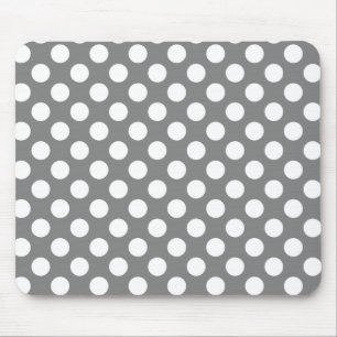 Mörk Grått Polka dots Musmatta
