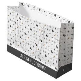 Mörk Grått-Studentmössor och diplomat Mönster