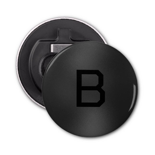 Mörk Grått-texturerad bakgrund Flasköppnare (Framsidan)