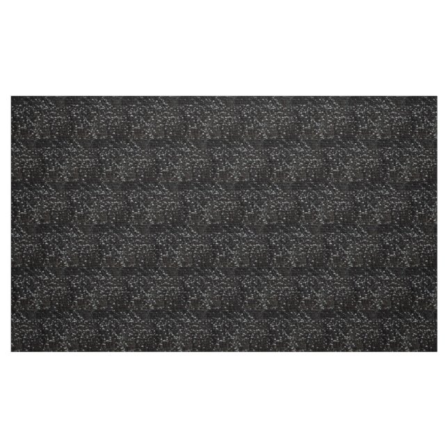 Mörk Grått Upholstopprese Sopptryckt duk Tyg (Fat Quarter)