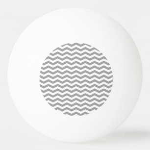 Mörk Grått White Chevron Zig-Zag Mönster Tn Pingisboll