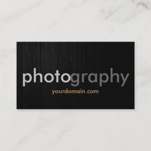 Mörk Grått Wood Photographer Artist Affärskort Visitkort