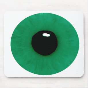 Mörk - grön ögonglob Mousepad Musmatta