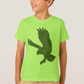 Mörk - grön örnskjorta t shirt