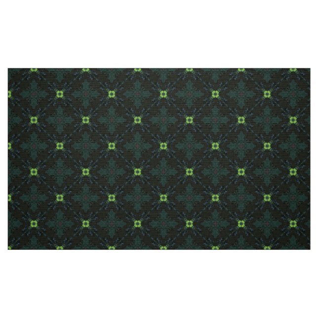 Mörk grönt Anpassningsbar av bomullsväv vid varvet Tyg (Fat Quarter)