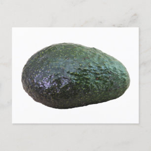 Mörk grönt Avocado färsk frukt, fortfarande livsti Vykort