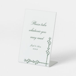 Mörk grönt Blommigtar för bastrumsinloggning