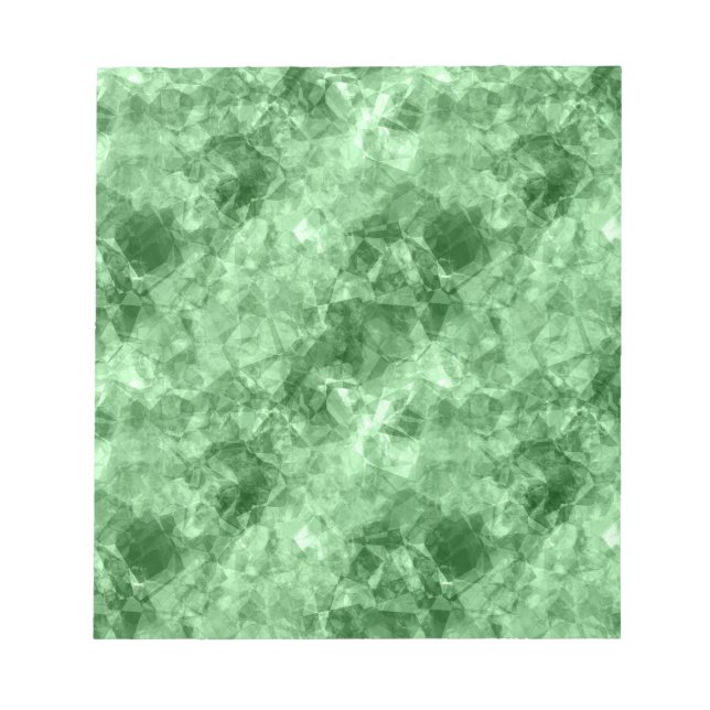 Mörk grönt centrala Struktur Anteckningsblock (Framsida)