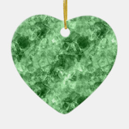 Mörk grönt centrala Struktur Julgransprydnad Keramik