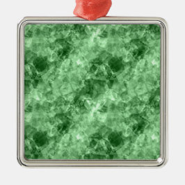 Mörk grönt centrala Struktur Julgransprydnad Metall