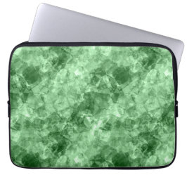 Mörk grönt centrala Struktur Laptop Sleeve