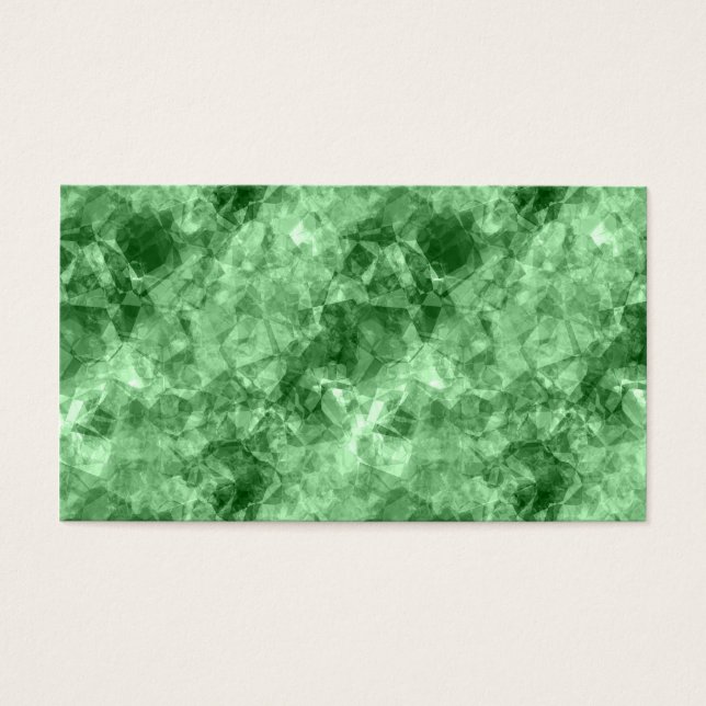 Mörk grönt centrala Struktur Visitkort (Framsidan)