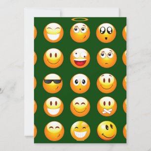 mörk grönt emoji