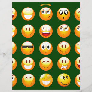 mörk grönt emoji