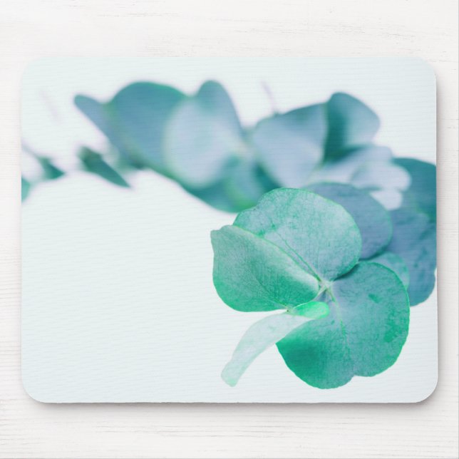 Mörk grönt eukalyptus musmatta (Framsidan)