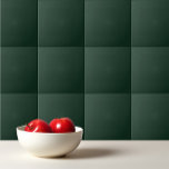 Mörk grönt, fast skogsmark kakelplatta<br><div class="desc">Mörk grönt design för skogar i fast form.</div>