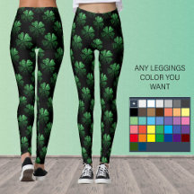 Mörk grönt gnistra Shamrock Klöver mönster svart