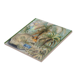 Mörk-Grönt (Jungle Fever) RFPMDesigns ©️ 2024 Kakelplatta