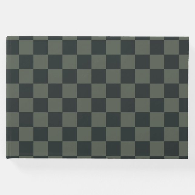 Mörk grönt kontrollpanel gästböcker (Framsida)