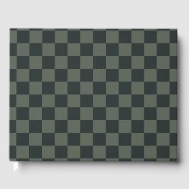 Mörk grönt kontrollpanel gästböcker
