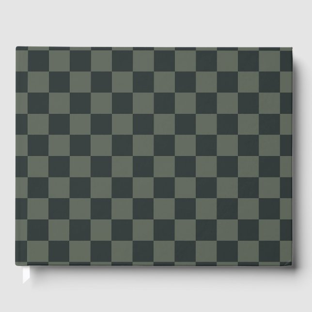 Mörk grönt kontrollpanel gästböcker (Framsida)