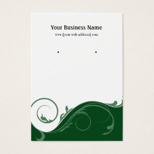 Mörk grönt kort för Anpassningsbar för avläsning a