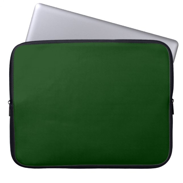 Mörk grönt laptop sleeve (Framsidan)