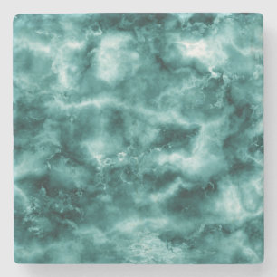 Mörk grönt Marble Struktur Stenunderlägg