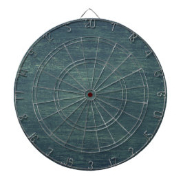 Mörk grönt mur darttavla