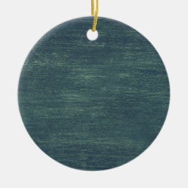 Mörk grönt mur julgransprydnad keramik