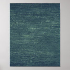 Mörk grönt mur poster