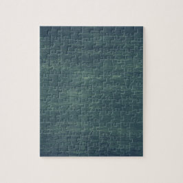 Mörk grönt mur pussel