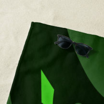 Mörk grönt och Lime Spiral-våg