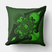 Mörk grönt och Lime Spiral-våg