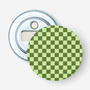 Mörk grönt och Ljust grönt Checkers Flasköppnare