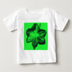 Mörk grönt om Ljust grönt Amaryllis Tee